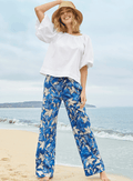 Cote Dazur Wide-Leg Pants